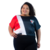 Blusinha Cropped Feminino São Paulo FC Preto Plus Size Dry Proteção Uv+ - (OUTLET - SEM ROCA)