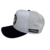 Imagem do Boné Furado Laser Snapback Unissex Aba Curva Branco Bordado Alto Relevo Trucker