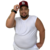 Regata Machão Masculina Plus Size Dry Fit Camisa Lisa Branca Proteção Solar Uv - (OUTLET - SEM TROCA)