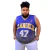 Camisa Regata Masculina Plus Size Basquete Dry Fit Los Angeles Roxa Camiseta Tamanho Grande GGG - Hyperbole Oficial