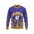 Blusa de Frio Masculina Plus Size Estampado Los Angeles 47 Roxa Agasalho S/ Bolso S/ Capuz - OUTLET (SEM TROCA)