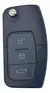 Capa Chave Canivete Ford Focus New Fiesta Ecosport 3 Botões - Red Garage Store Brasil