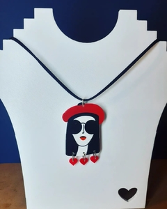 Collar Mujer con Lentes