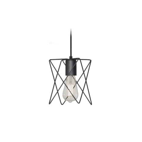 Lámpara Colgante Bariloche 9002 San Justo - E27 - Negro