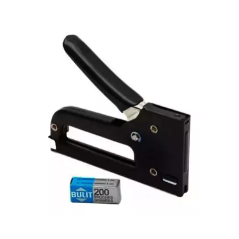 Engrampadora Bulit Uso Intensivo Mas 200 Broches Grampas