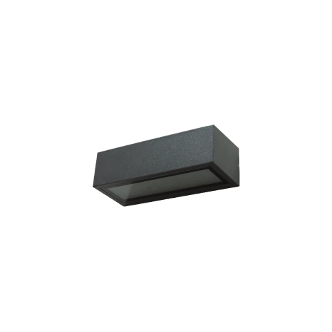 Aplique de Exterior Doble Cara Claru Miluxe - E27 - Negro