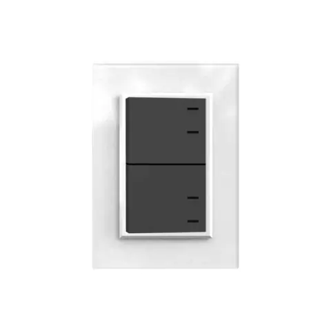 2 Teclones ½ Combinados Cristal Jeluz- Blanco/ Blanco- Negro