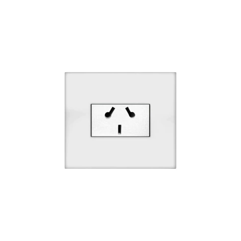 Combo Toma Combinado Mignon Completo Jeluz - Línea Platinum - Blanco