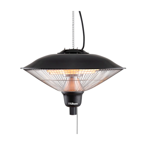 Calefactor Techo Halógeno 2000w Liliana - Exterior - Negro