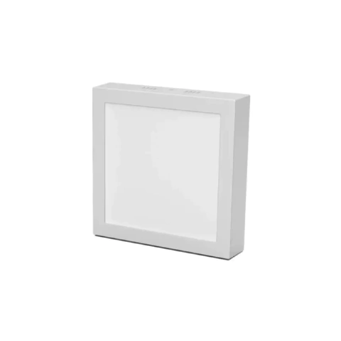 Plafón Cuadrado Led 12w Candela - Aplicar - Luz Fría