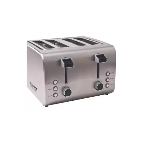 Tostadora 4 Bahías Peabody - Pe-t8520 - Plateado