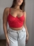 BUSTIER NINA BENGALINA ROJO - Olivia Store