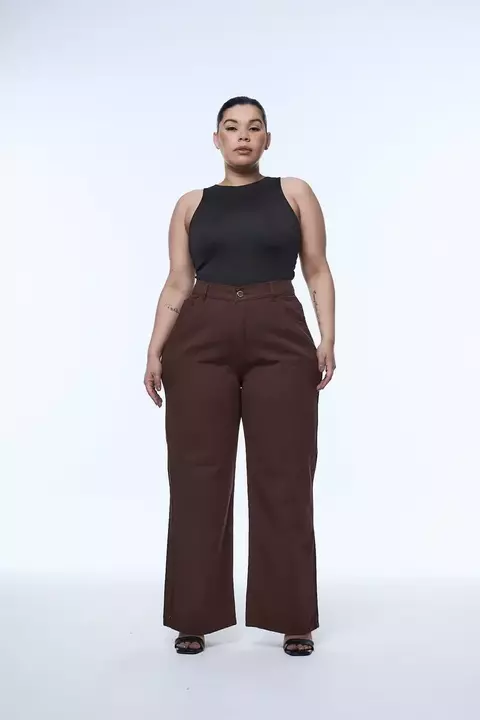 MAXI WIDELEG CHOCOLATE rigido - comprar online