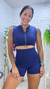 Imagem do Conj Helena Top Com Zíper+Short