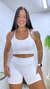 Shortinho Canelado Liz - Pump Moda Fitness