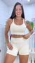 Shortinho Canelado Liz - loja online