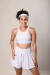 Conj Short Saia +Top Sophia - M - Branco - loja online