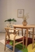 Set Mesa celine circular 120 + 4 Sillas Wishbone