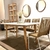 Set Mesa Celine 1.40 + 4 Sillas Capri
