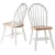 Silla Windsor Madera Curva Blanco - comprar online