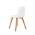 Silla Joss Blanca Pata Madera - comprar online