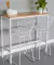 Set x 2 Banquetas Bertoia blanca