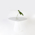 Mesa Cono Tapa circular Laqueada Blanca - comprar online