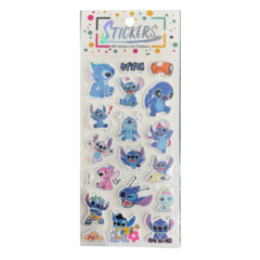 Stickers Adhesivos Stitch 3d 18 Stickers Plancha - comprar online