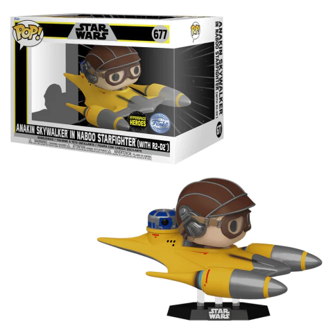 Funko Pop! Star Wars Anakin Skywalker In Naboo Starfighter #677 Special Edition