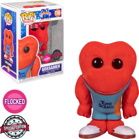 Funko Pop! Movies Space Jam Gossamer #1186 Flocked Special Edition