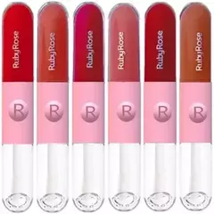 duo gloss + batom liquido | rubyrose - comprar online