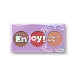 Trio Contorno, Blush e Iluminador Enjoy - Mahav