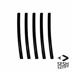 Mangueira de silicone preta 6mm (kit 5 unidades)