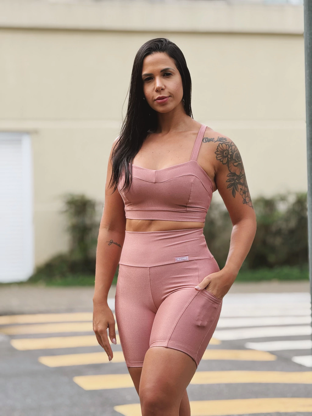 Conjunto Urban Runner Nude Rose