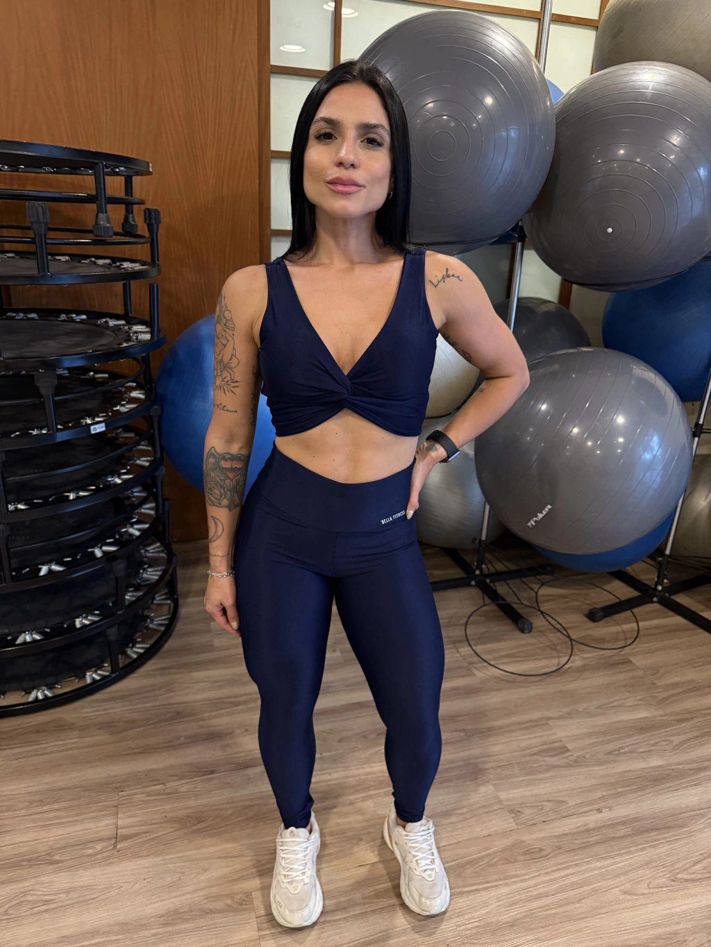 Conjunto Liberty azul marinho