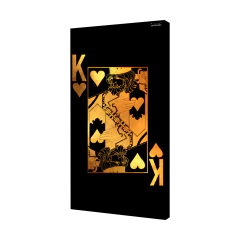 CONJUNTO: 3 QUADROS ACÚSTICOS - BARALHO - H Áudio I Painel Acústico I Difusor Acústico I Biombo Acústico I Nuvem Acústica I Quadro Personalizado I Quadro Decorativo I Quadro Acústico I Cortina Acústica I Espuma Acústica