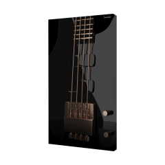 QUADRO ACÚSTICO - BAIXO PRETO ROSE