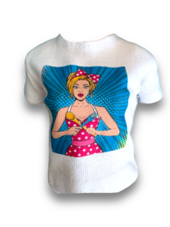 Remera estampada - Lunares