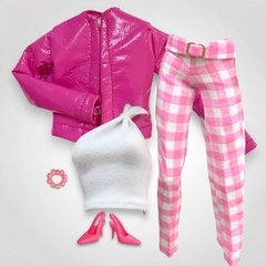 Outfit cuadrillé