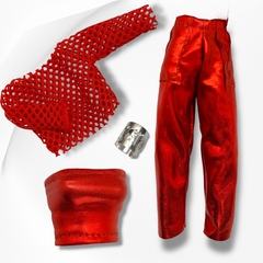 Pantalón cargo con top y sweater calado - (copia) - buy online