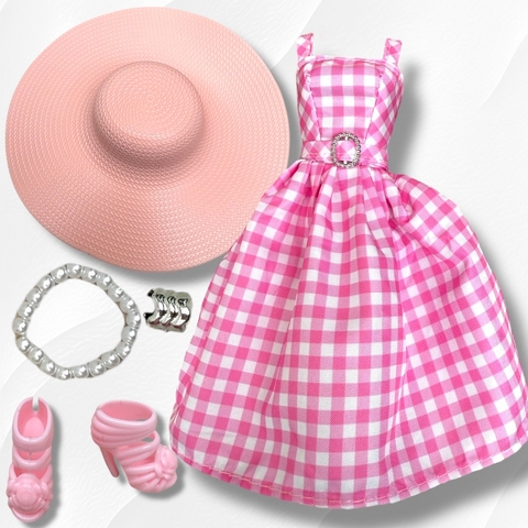 Vestido cuadrillé - comprar online