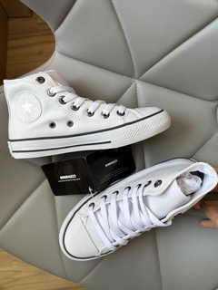 All Star Converse Branco Couro - moonwalker