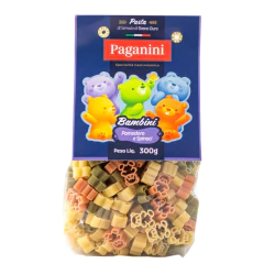 Macarrão Infantil PAGANINI Formato Espaço 300g (6 Pacotes) - comprar online