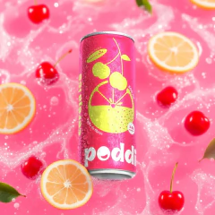 Kit c/ 8und Refrigerante Prebiótico 4 Sabores PODDI 300ml