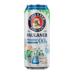 Cerveja PAULANER Weissbier 0,0% Álcool Lata 500ml (6 latas) na internet