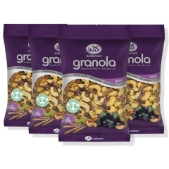 Kit c/ 4und Granola com Açai WS NATURAIS 500g