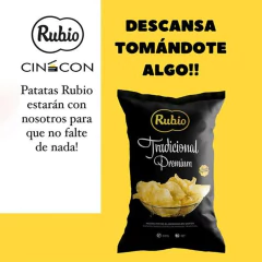 Batata Chips Premium Tradicional RUBIO 130g - comprar online