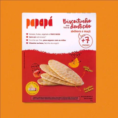 Biscoito Fase de Dentição Maçã e Abobora PAPAPÁ 36g - comprar online