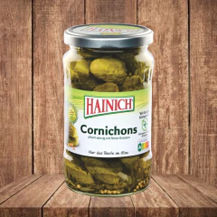 Mini Pepinos Cornichons Hainich 330g Alemanha (3 vidros) na internet