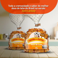 Doce de Leite Zero Lactose PORTÃO DO CAMBUÍ 165g - comprar online